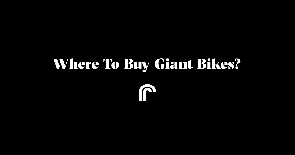 Where to buy giant bikes? Ride Review